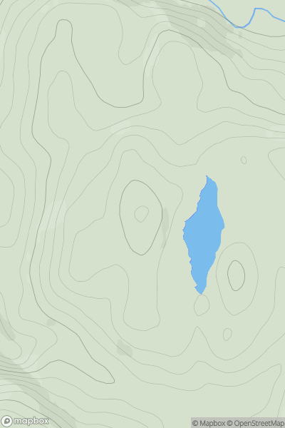 Thumbnail image for Torr an Tuirc [Oban to Loch Fyne] showing contour plot for surrounding peak